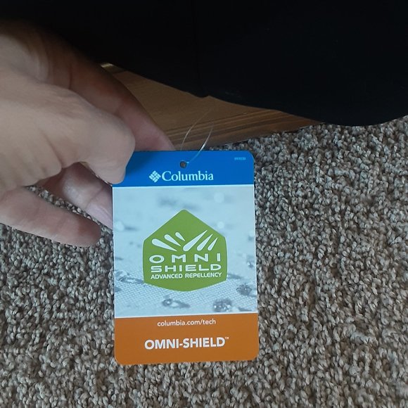 Women's "Columbia" Rose Winds Softshell Hooded Jacket. Size S . Black - Picture 7 of 7